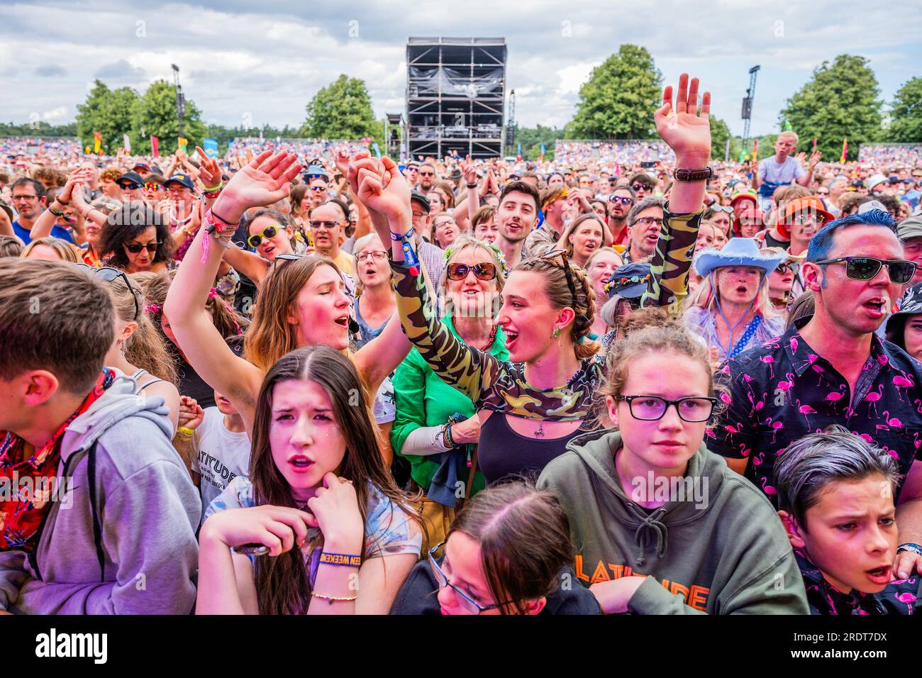 Henham Park, Suffolk, UK. 23rd July, 2023. The Bootleg Beatles play the ...