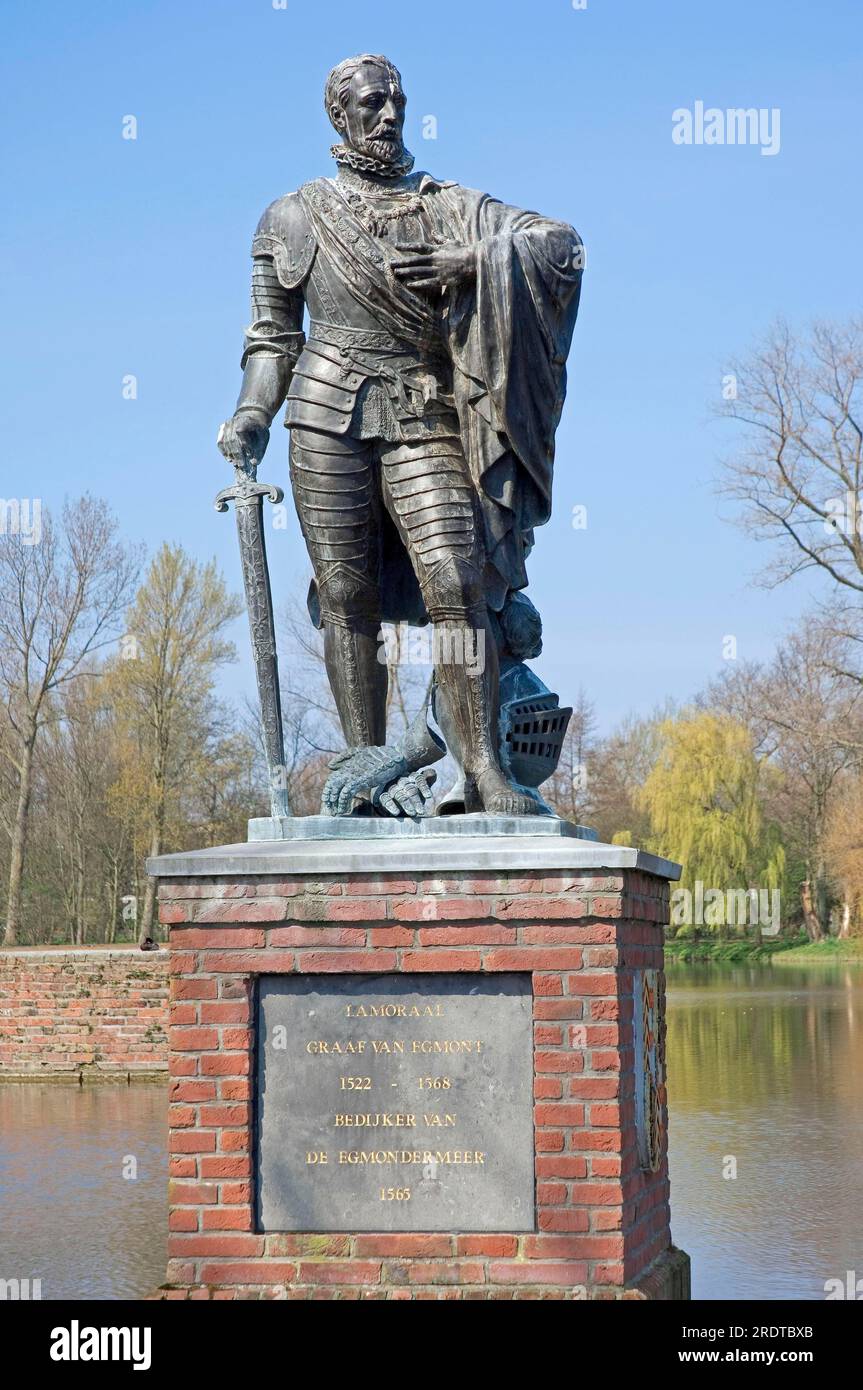 Lamoral Count of Egmont Statue, Egmond, Netherlands Stock Photo Alamy