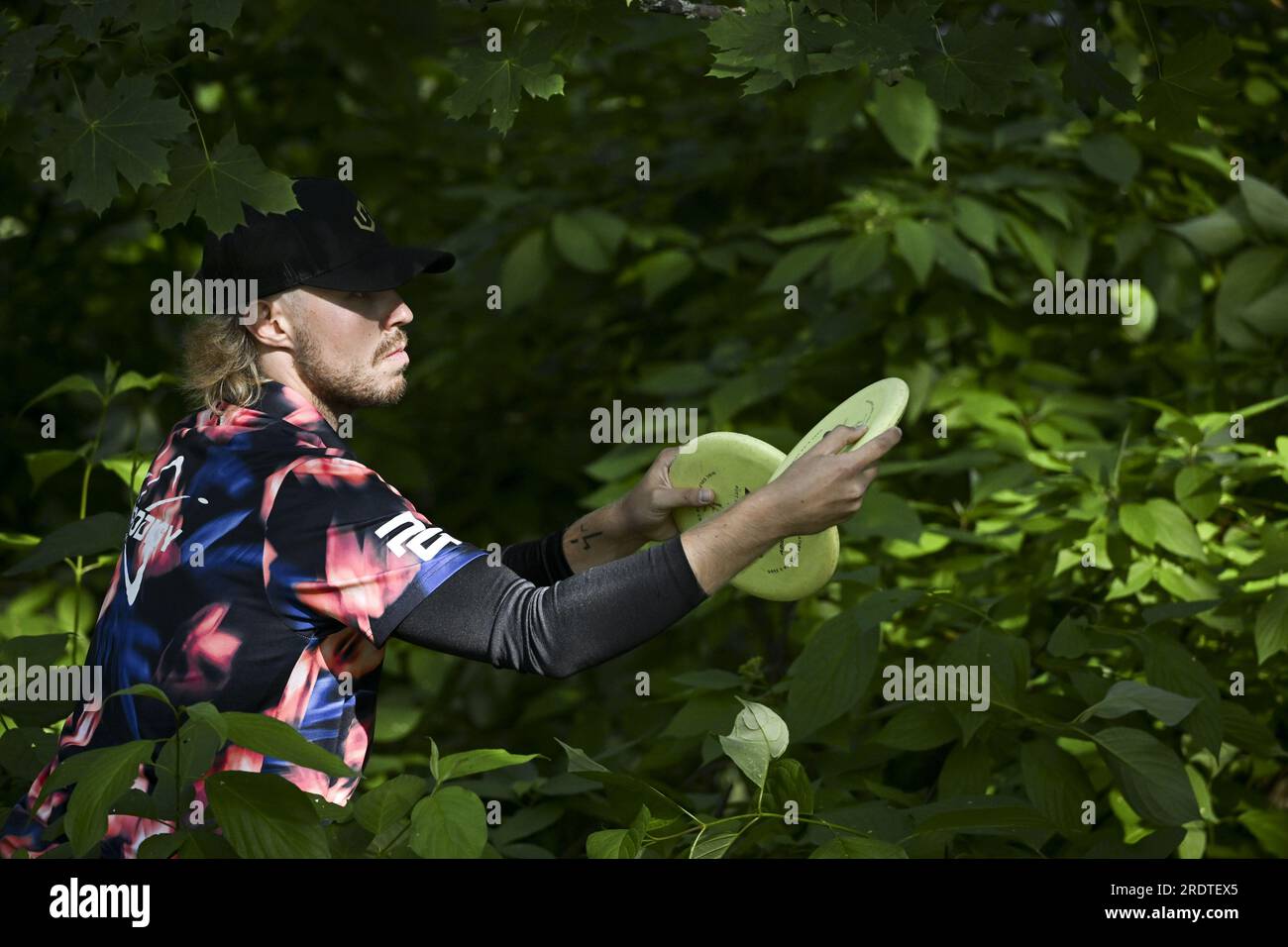 Nokia, Finland. 23rd July, 2023. Väinö Mäkelä of Finland competes in