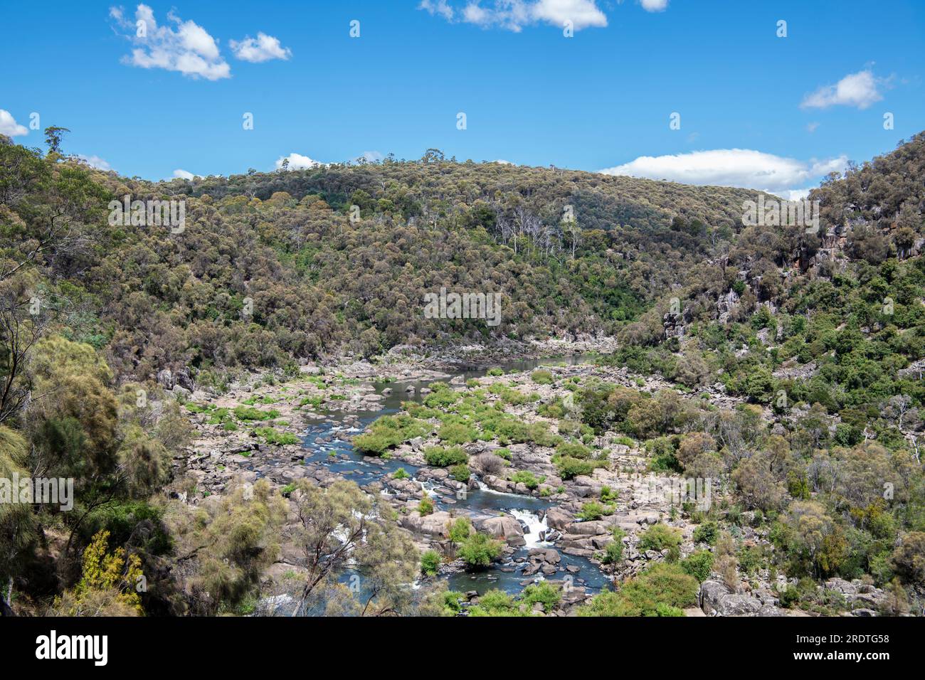 South Esk River Cataract Gorge Launceston Tasmania Auatralia Stock Photo