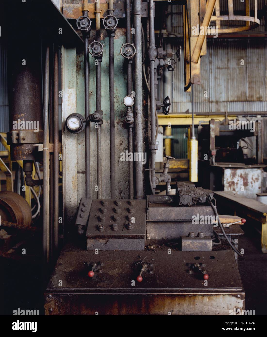 Abandoned Steel Mill Stock Photo - Alamy