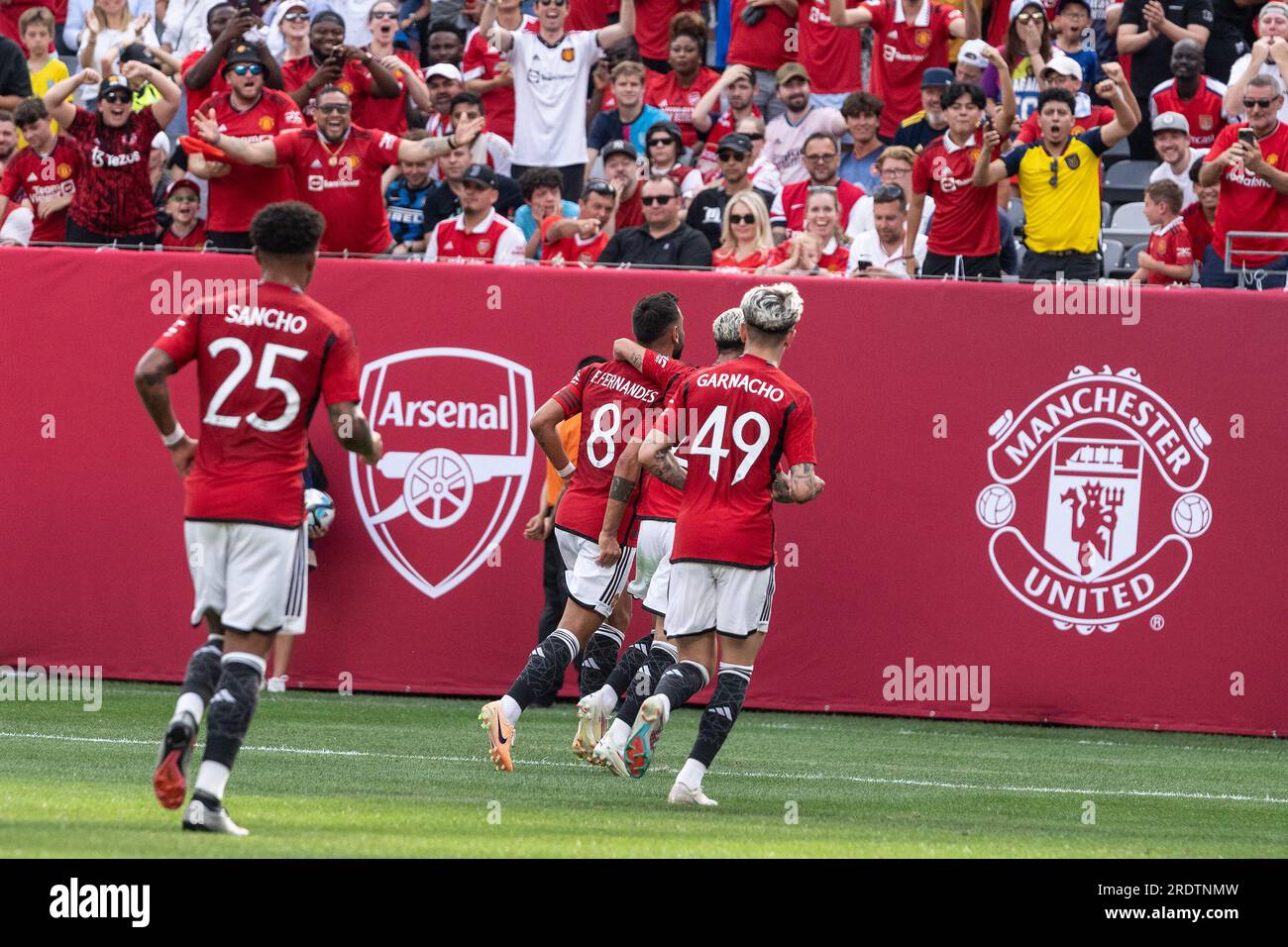 Arsenal vs Manchester United score, result as Fernandes, Sancho