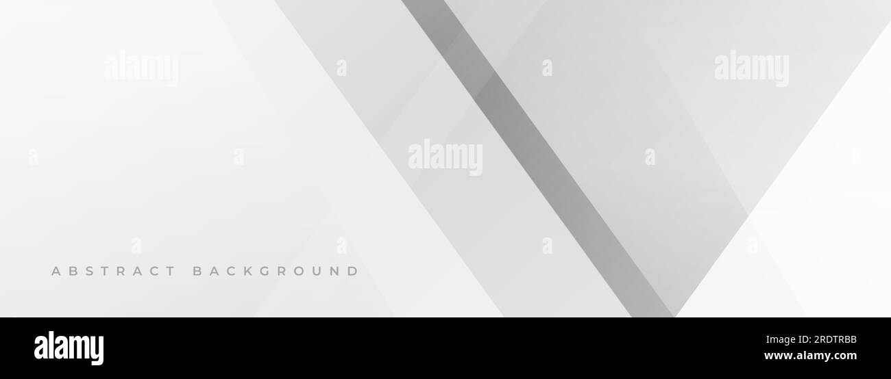 Abstract white and gray modern background with geometric diagonal lines ...