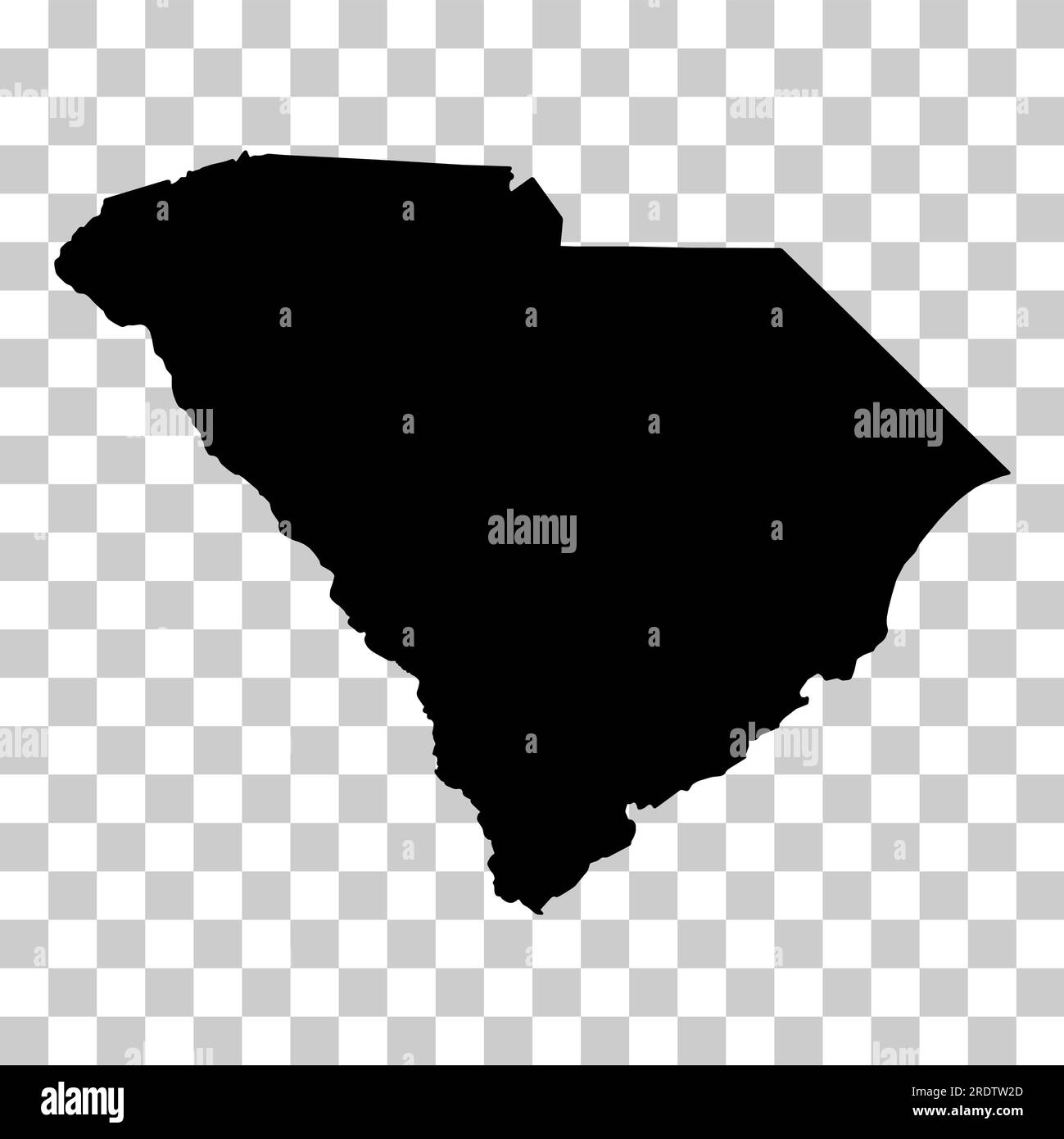 South carolina map shape united - South Carolina Map Shape United States Of America Flat Concept Icon Symbol Vector Illustration 2RDTW2D 