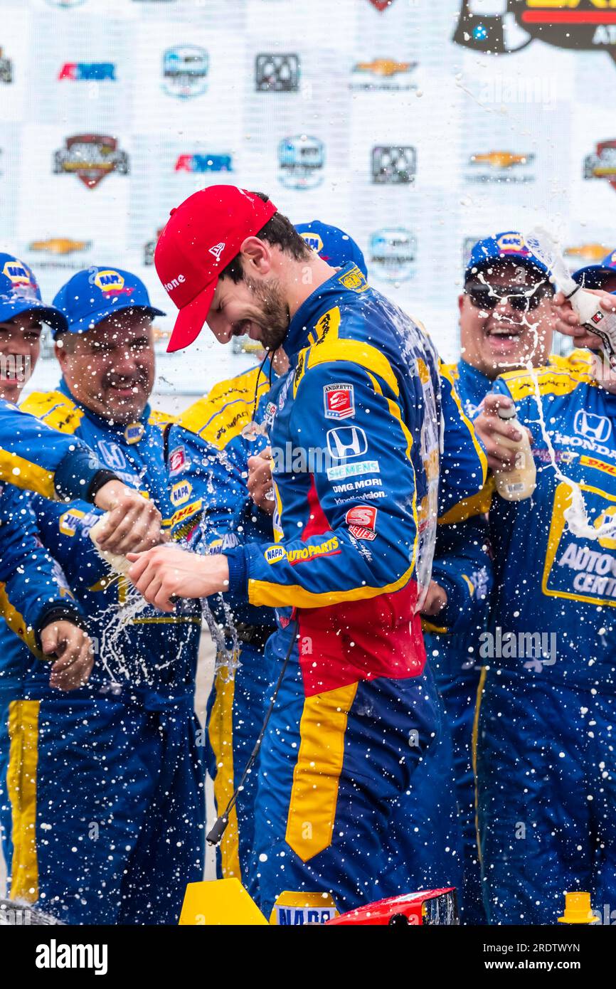 June 23, 2019, Elkhart Lake, Wisconsin, USA ALEXANDER ROSSI (27) of