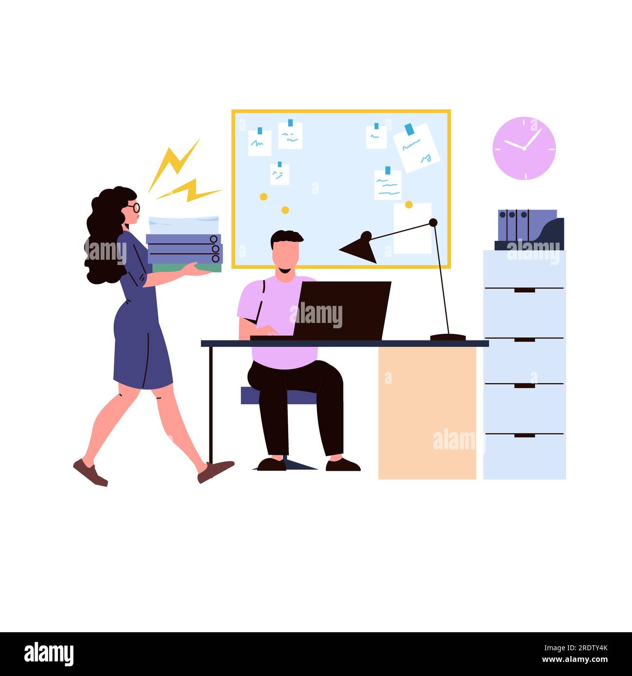 Professional conversation Stock Vector Images - Alamy