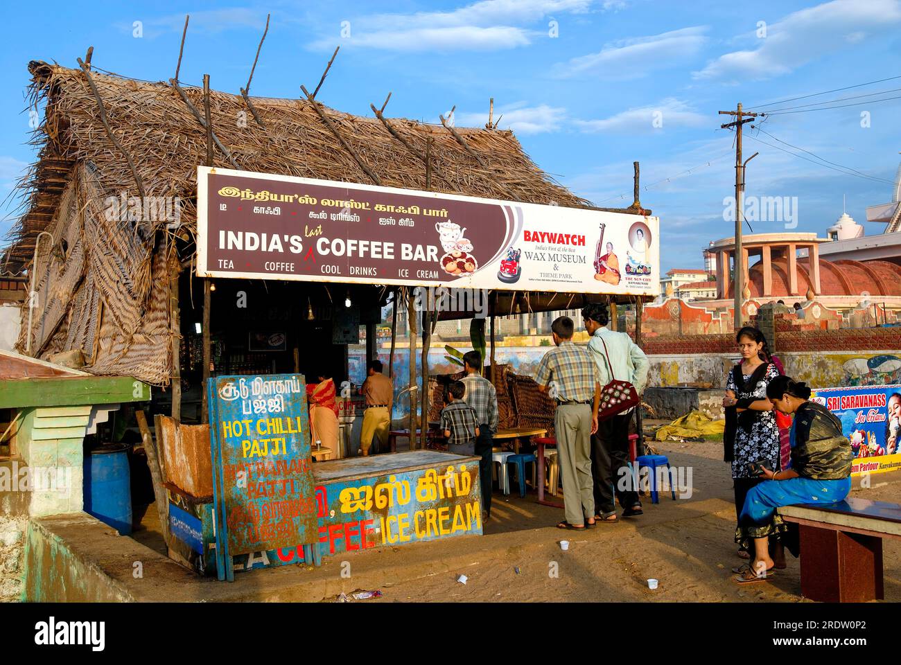 A coffee shop at Kanyakumari, Tamil Nadu, South India, India, Asia Stock Photo Alamy