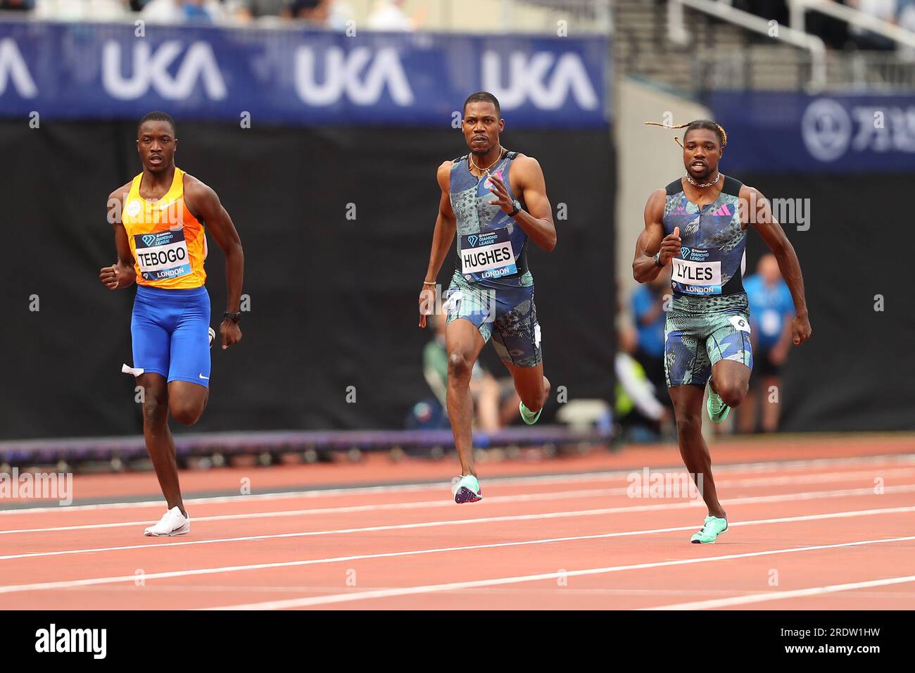 London Stadium, London, UK. 23rd July, 2023. 2023 London Diamond League Athletics; Letsile