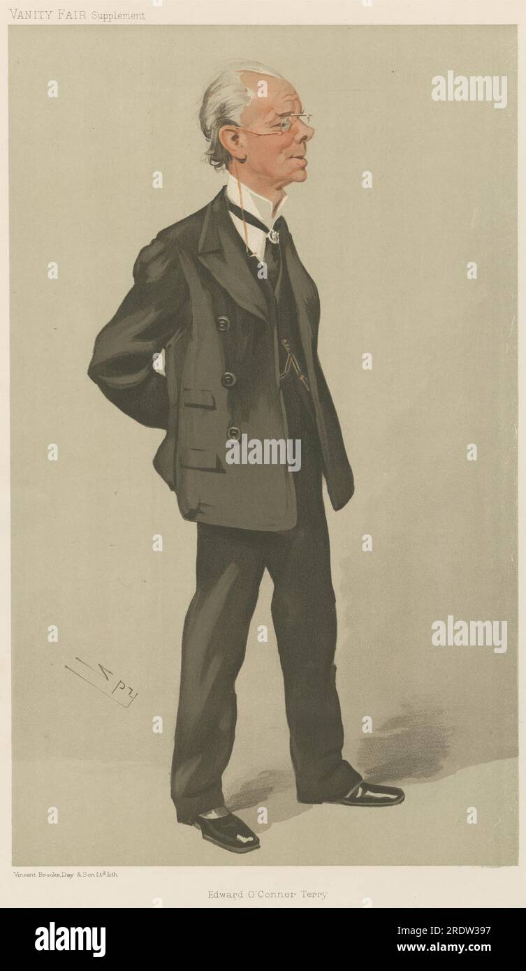 Vanity Fair Theatre; Edwin O'Conner Terry circa 1905 by Leslie Ward