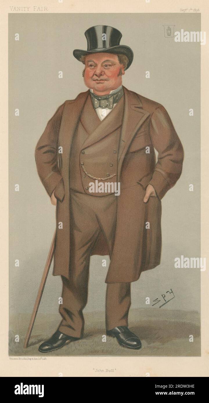 Vanity Fair - Doctors and Scientists. 'John Bull'. Sir Oswald Mosley. 1 September 1898 1898 by Leslie Ward Stock Photo