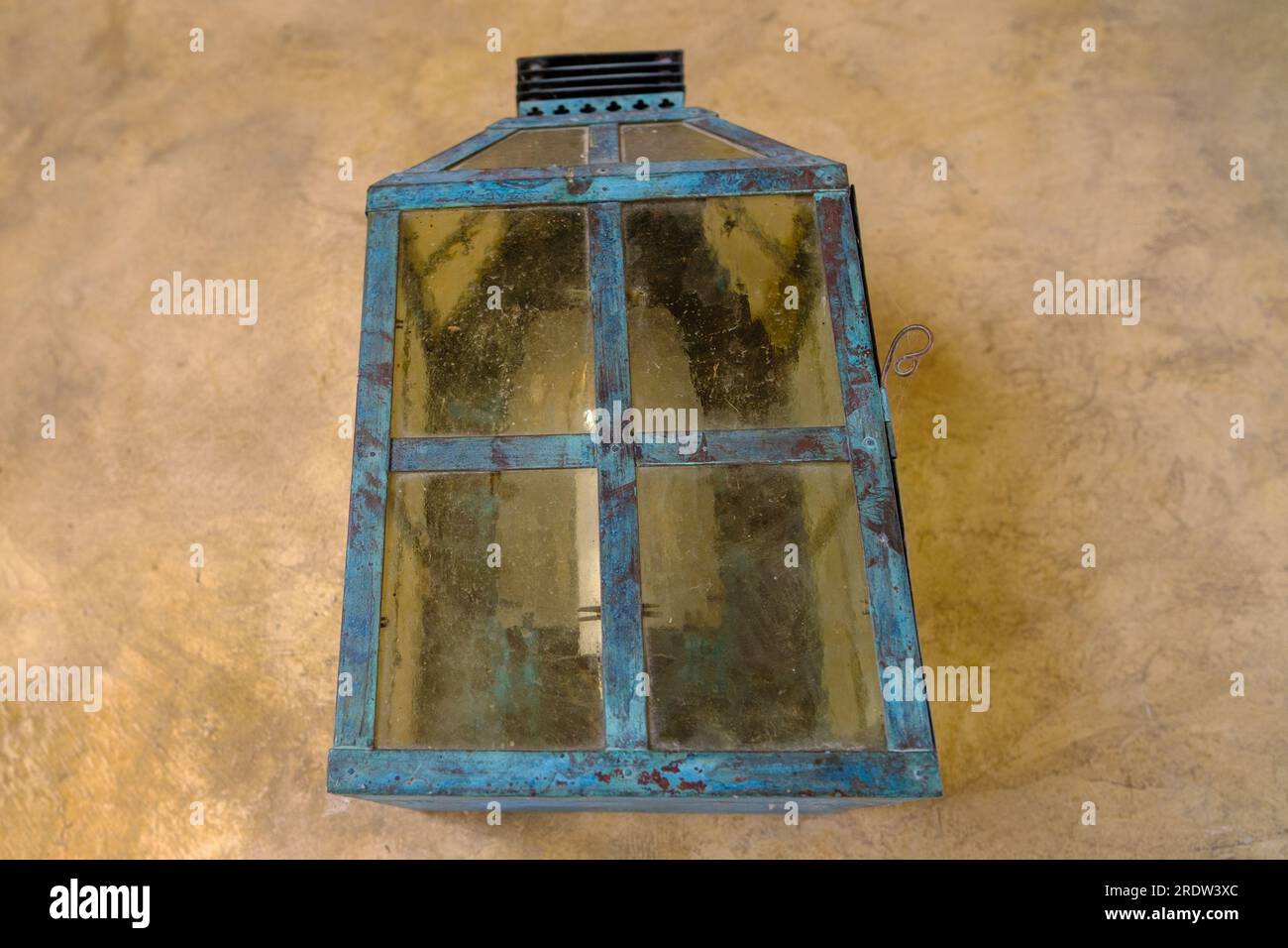 Medieval castle candle lantern. A source of light in ancient times. The