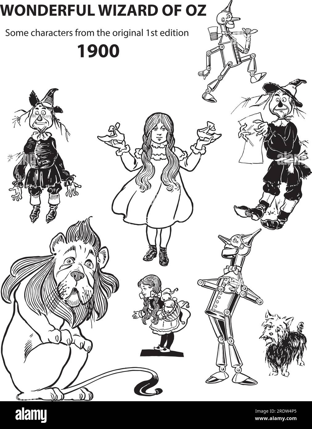 toto wizard of oz coloring page