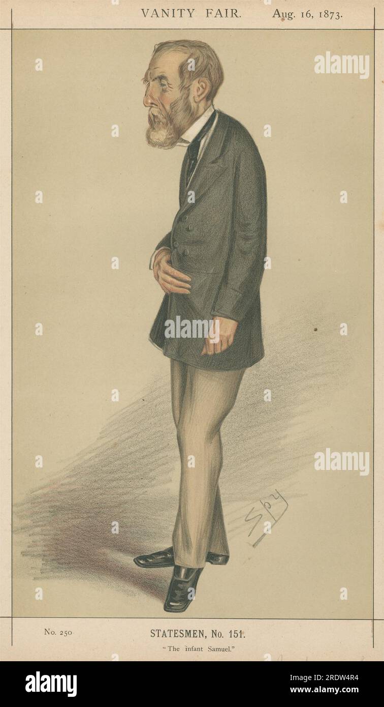 Politicians Vanity Fair. 'The Infant Samuel'. Mr. Samuel Laing. 16