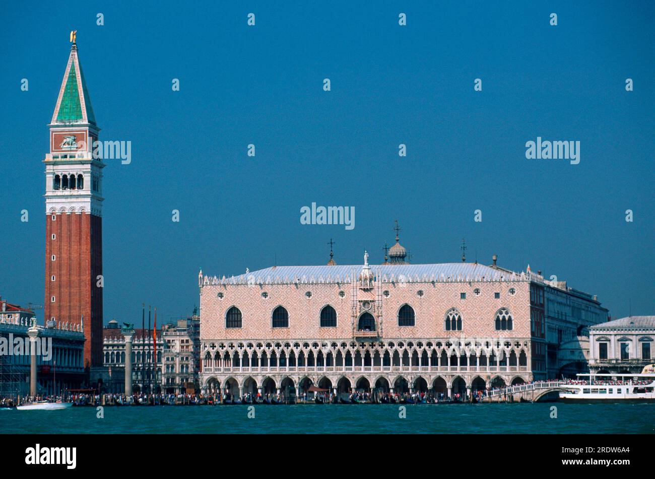 Campanile and Doge's Palace, Venice, Italy, St. Mark's Tower, Palazzo