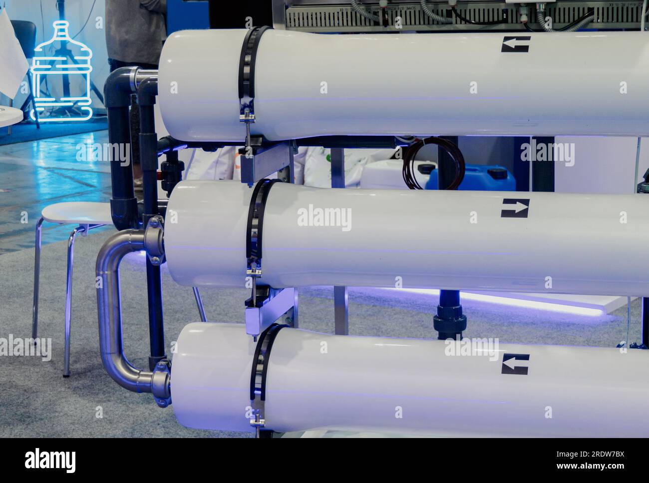 Water filtration system for industry Stock Photo Alamy