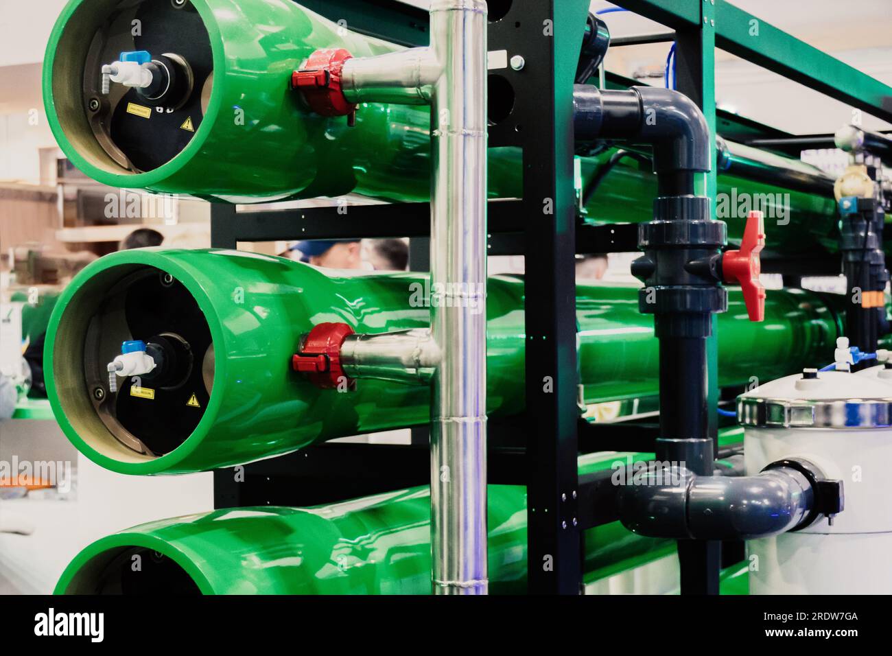 Water filtration system for industry Stock Photo Alamy