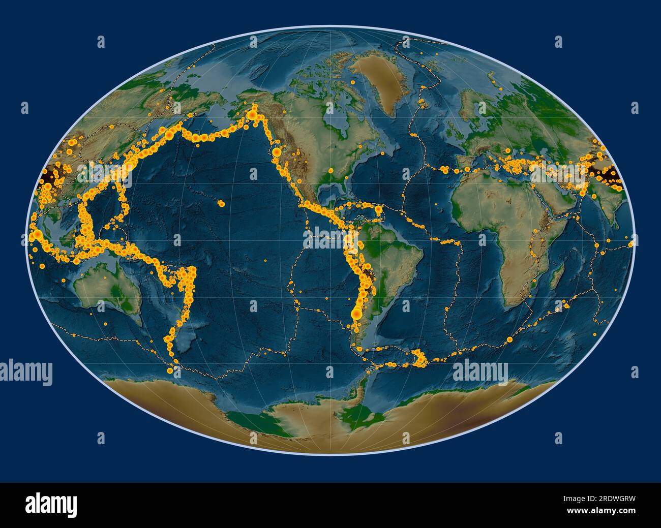 Earthquakes 8 and above