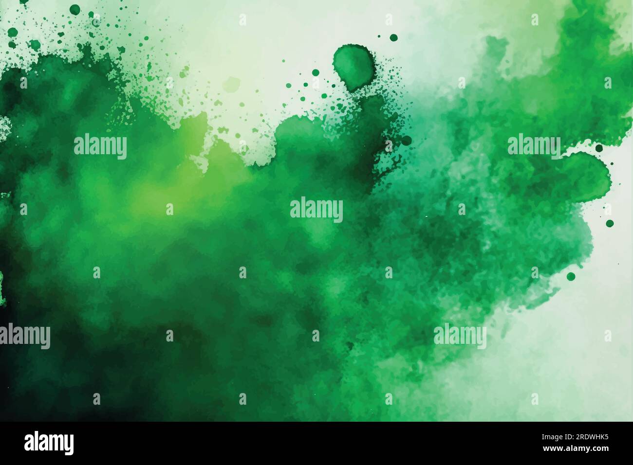 Abstract green watercolor background design Stock Vector Image & Art ...