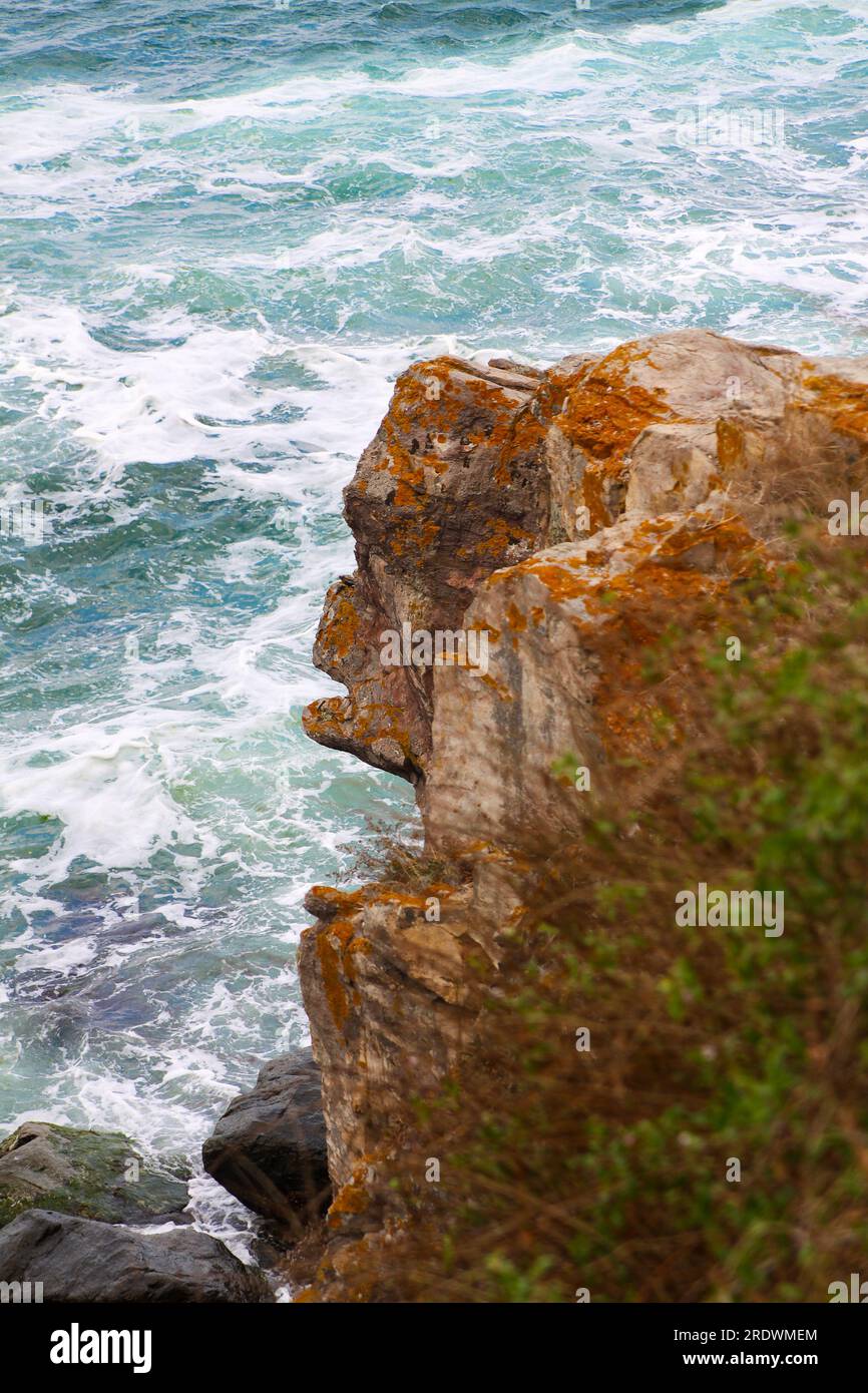 side-view-of-the-brown-part-of-the-rock-in-the-shape-of-a-monkey