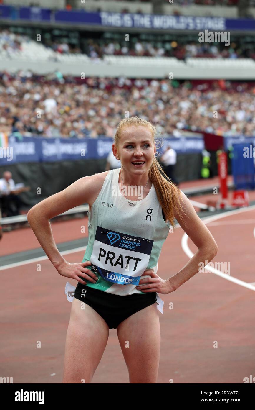 Aimee PRATT after the 3000m steeplechase in the Wanda Diamond League at
