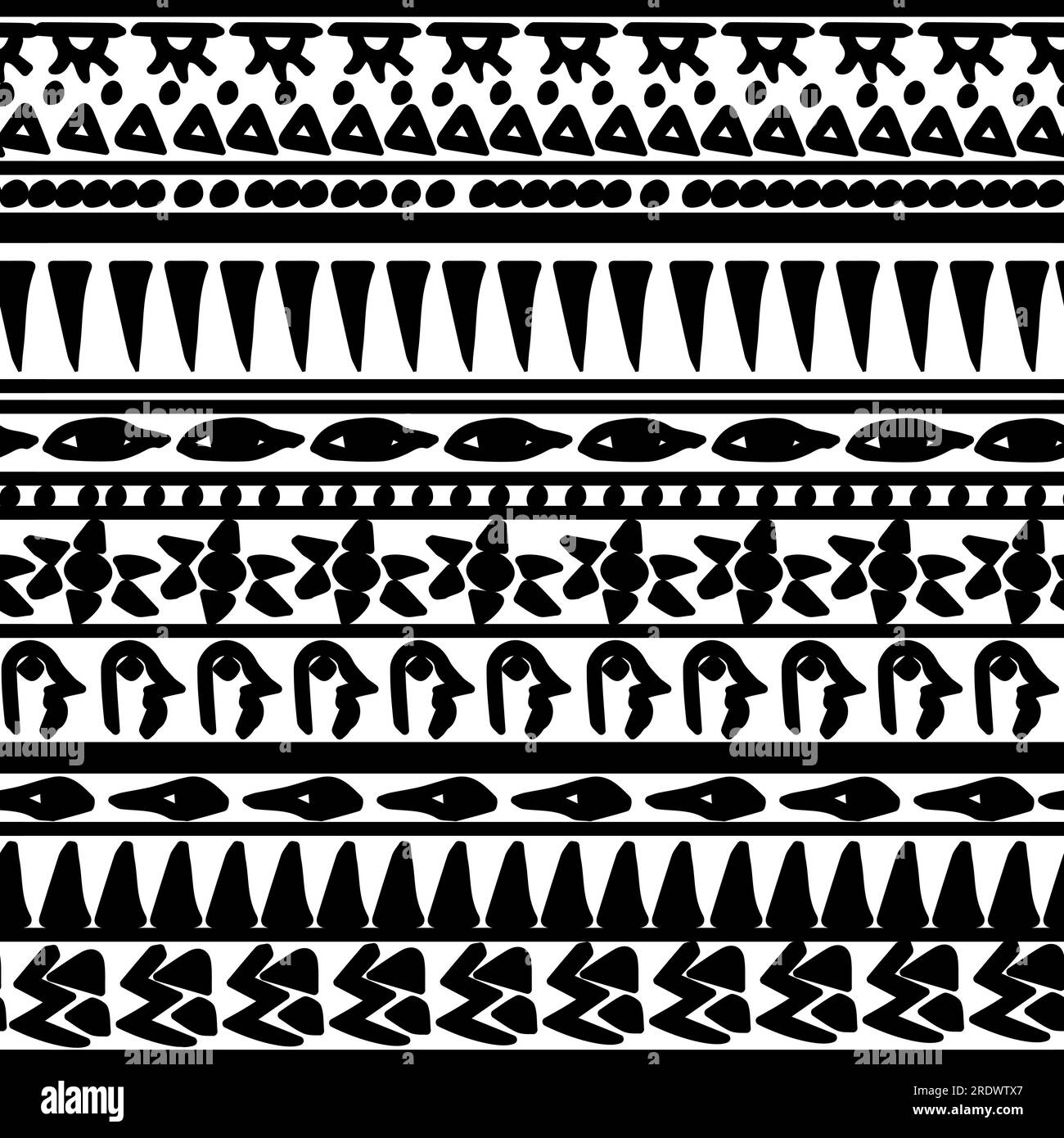 Egyptian style art pattern hi-res stock photography and images - Alamy