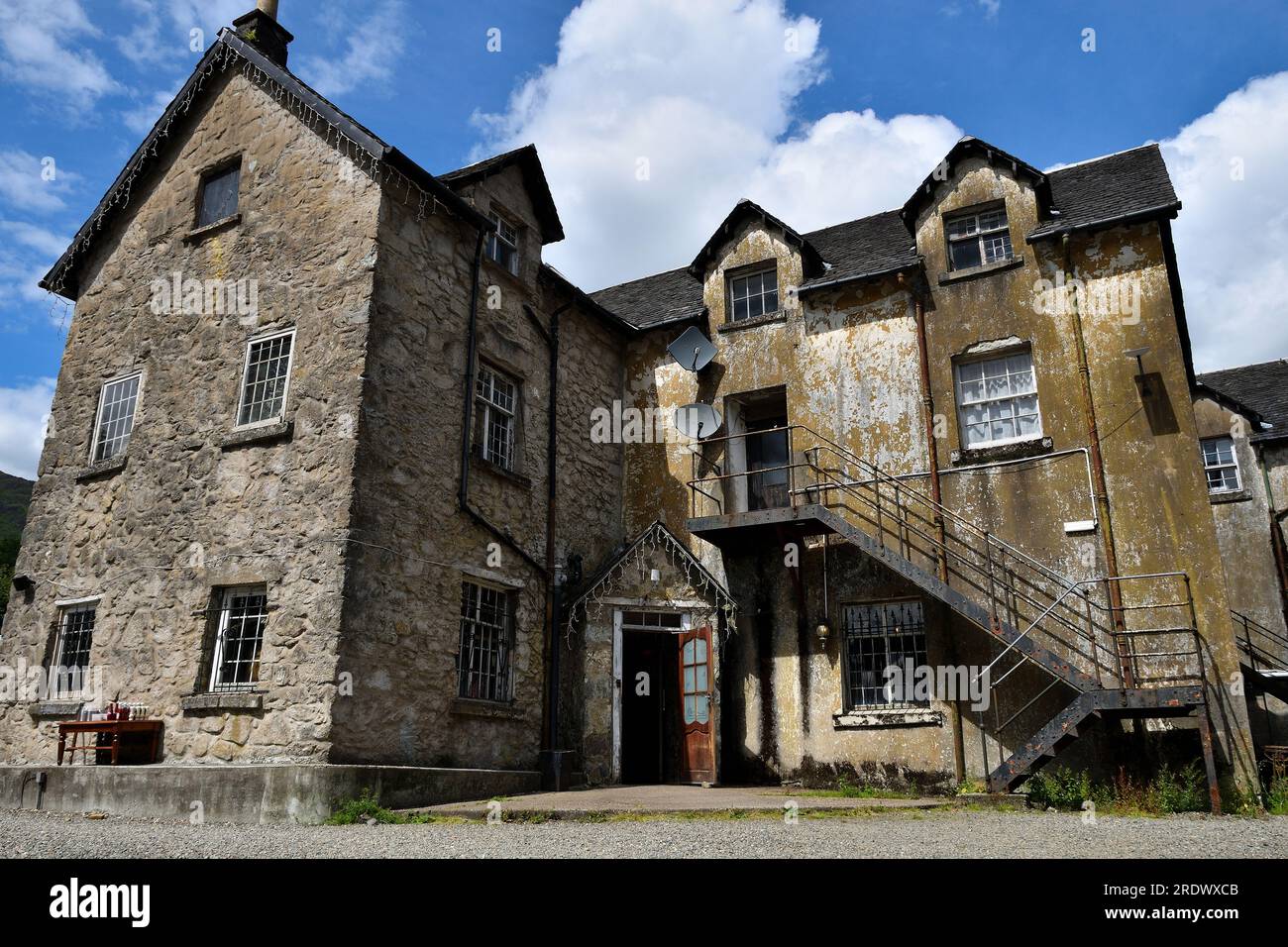 The Drovers Inn from the back Stock Photo - Alamy