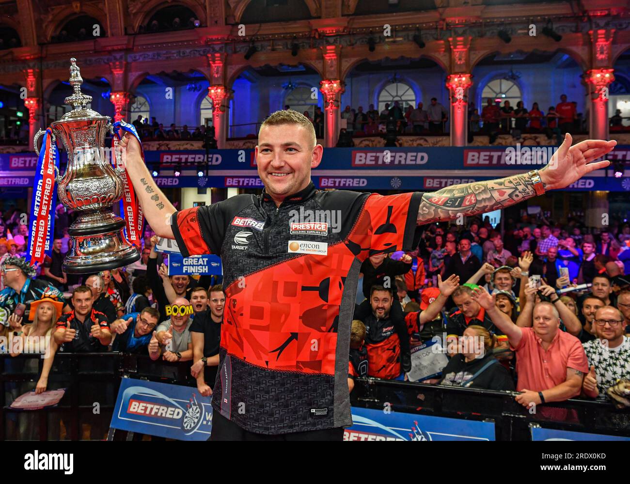 Winter Gardens, Blackpool, UK. 23rd July, 2023. 2023 Betfred World