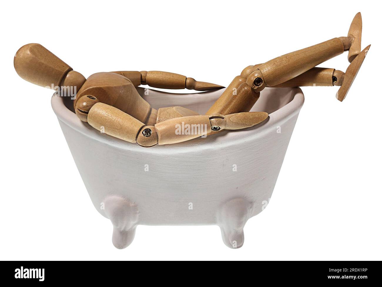 Antique white claw foot bathtub for luxurious baths Stock Photo Alamy