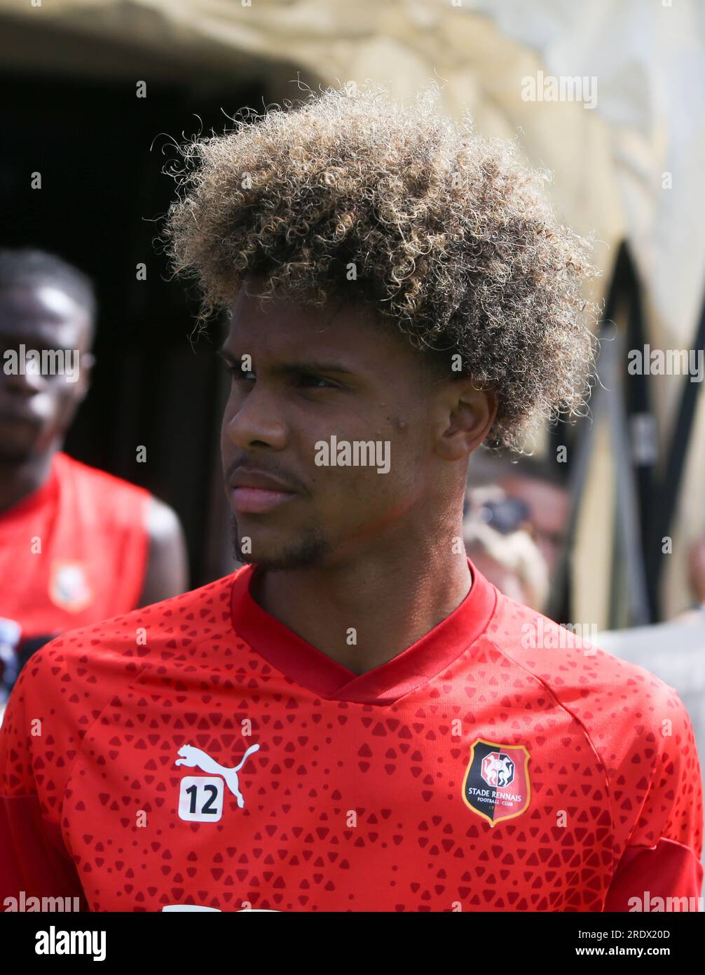 Mathis Lambourde of Stade Rennais during the Amical 2023 between Stade