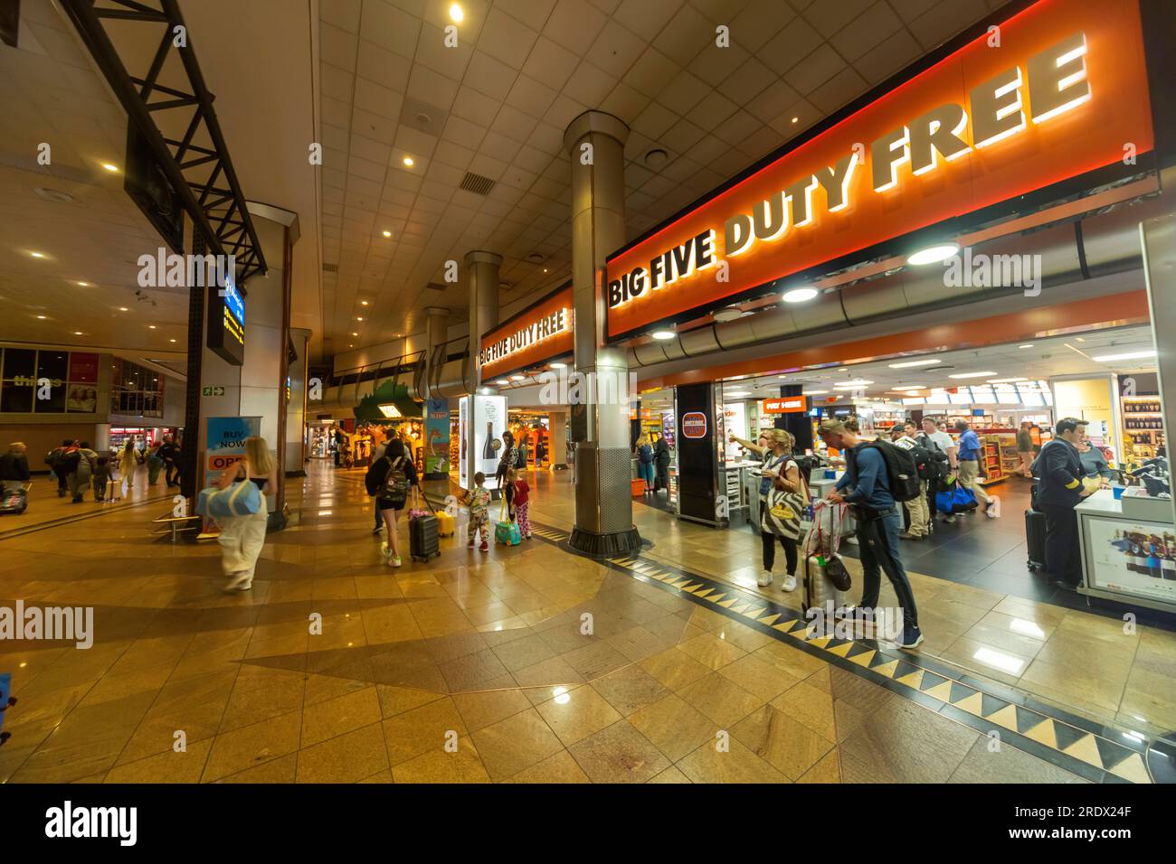 OR Tambo International Airport shops, Johannesburg, South Africa Stock