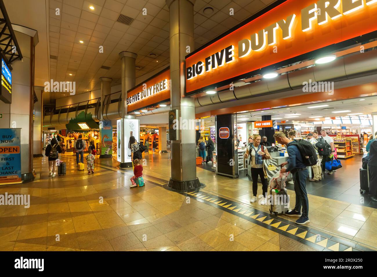 OR Tambo International Airport shops, Johannesburg, South Africa Stock