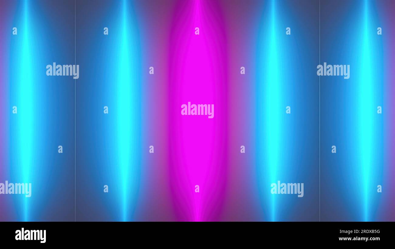 Vertical neon lines. Computer generated 3d render Stock Photo