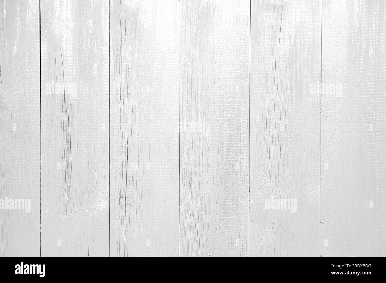 Texture of white wooden planks as background Stock Photo
