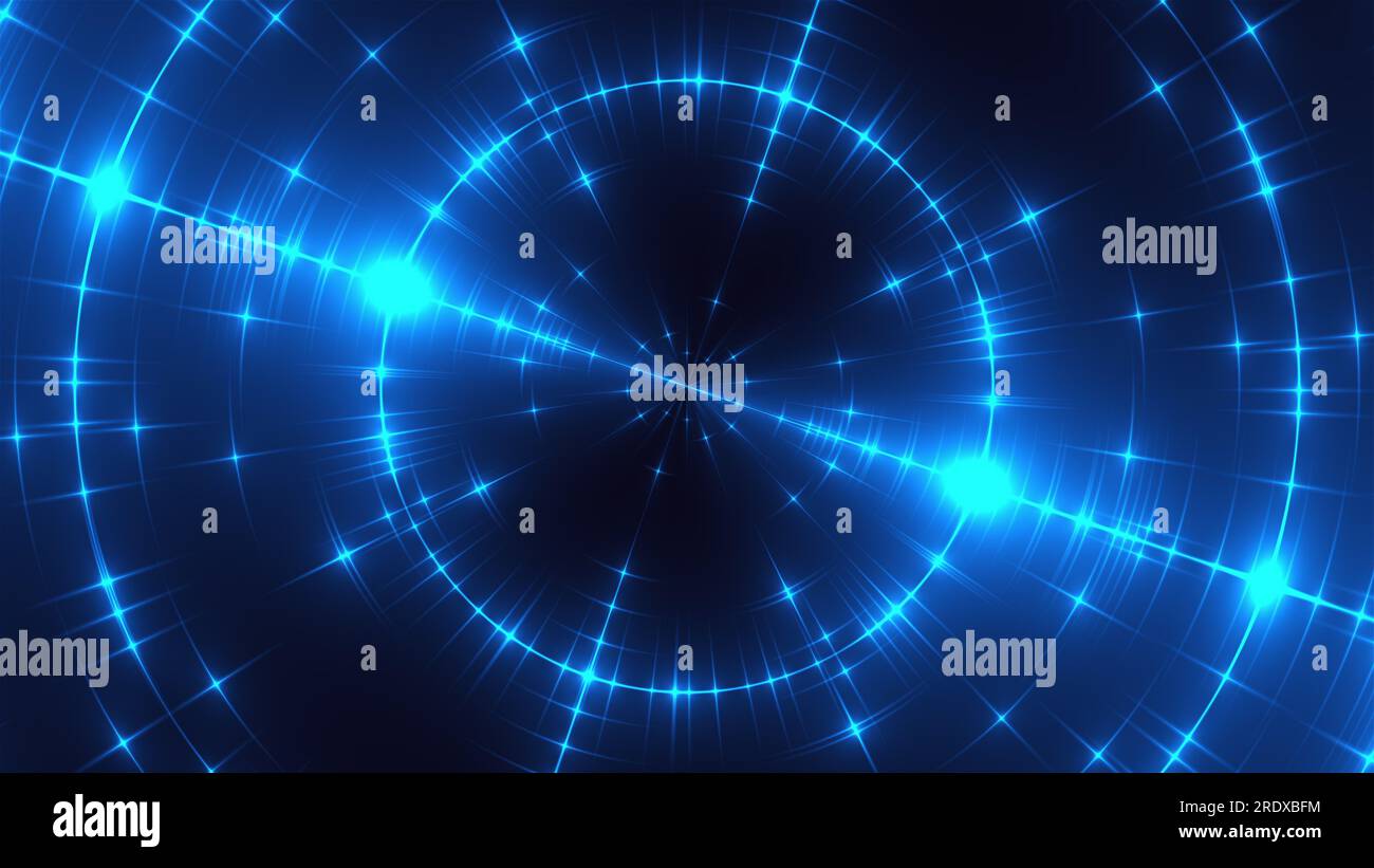Fractal blue light. Computer generated 3d render Stock Photo - Alamy