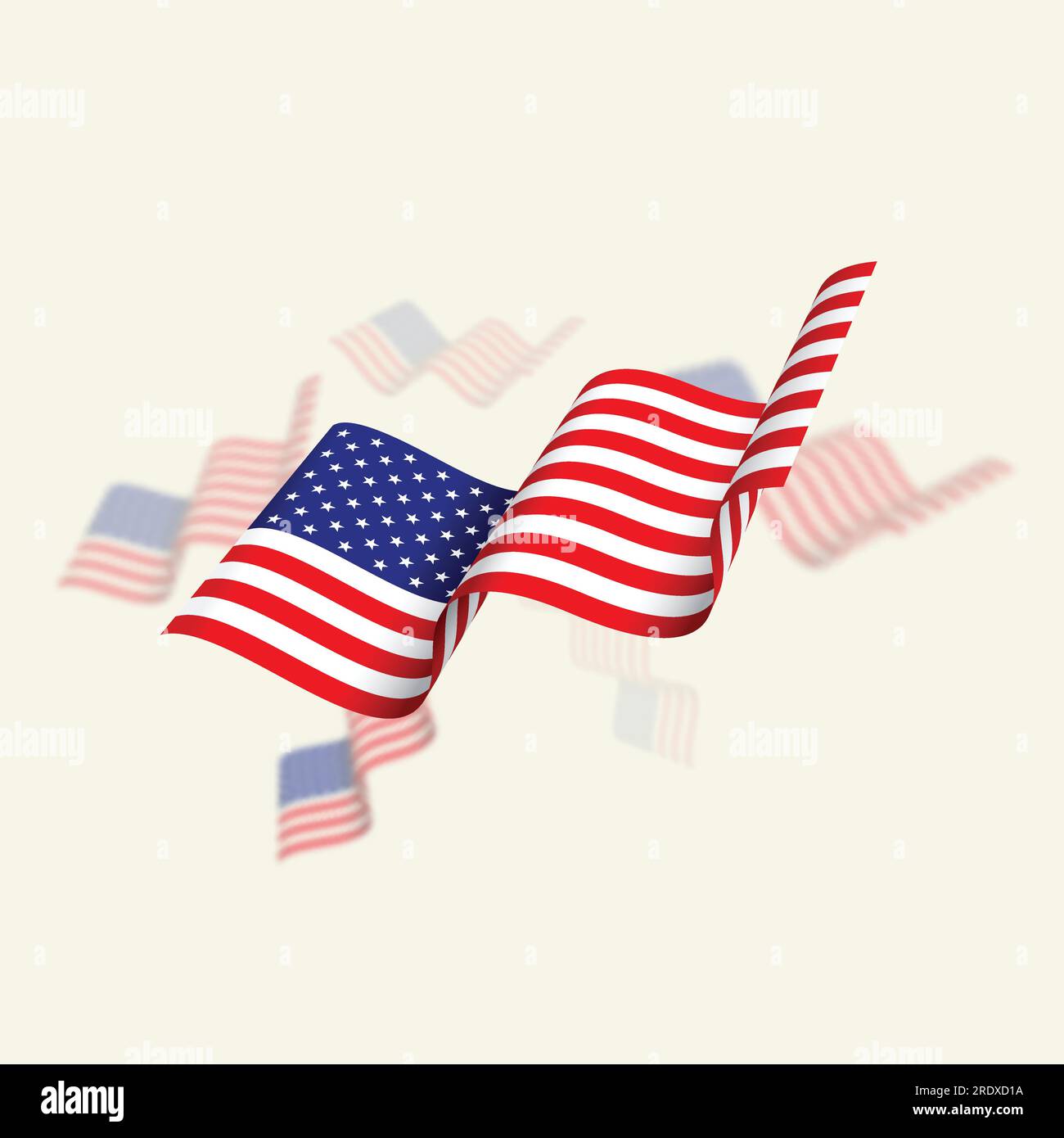 Usa Waving Flags Background Stock Vector Image Art Alamy Usa Waving Flags Background Stock Vector Image Art Alamy