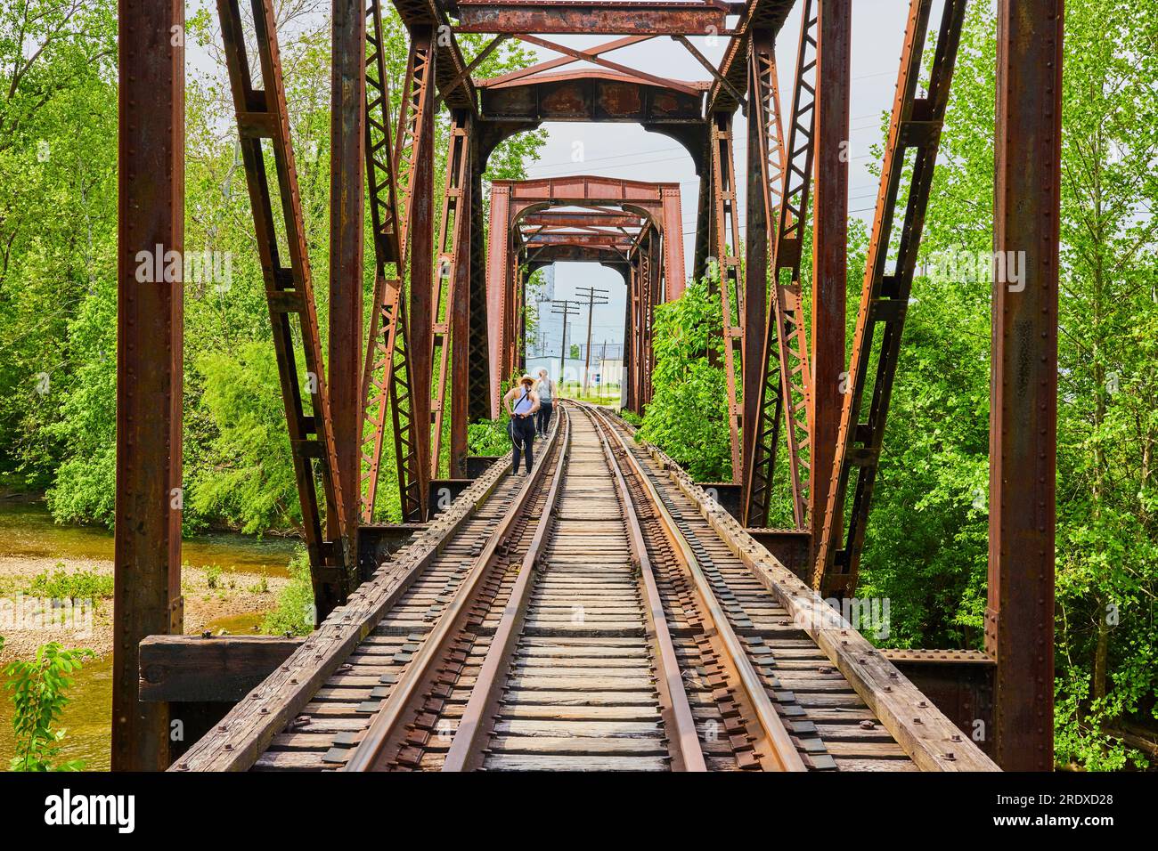 Bridge over kokosing river hi-res stock photography and images - Alamy