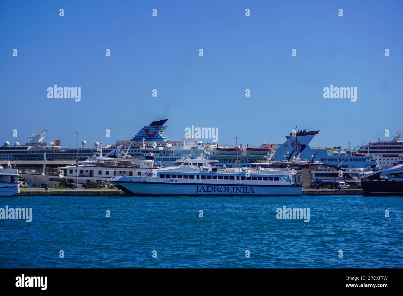 Landscape and Scenic Views in Split, Croatia Stock Photo - Alamy