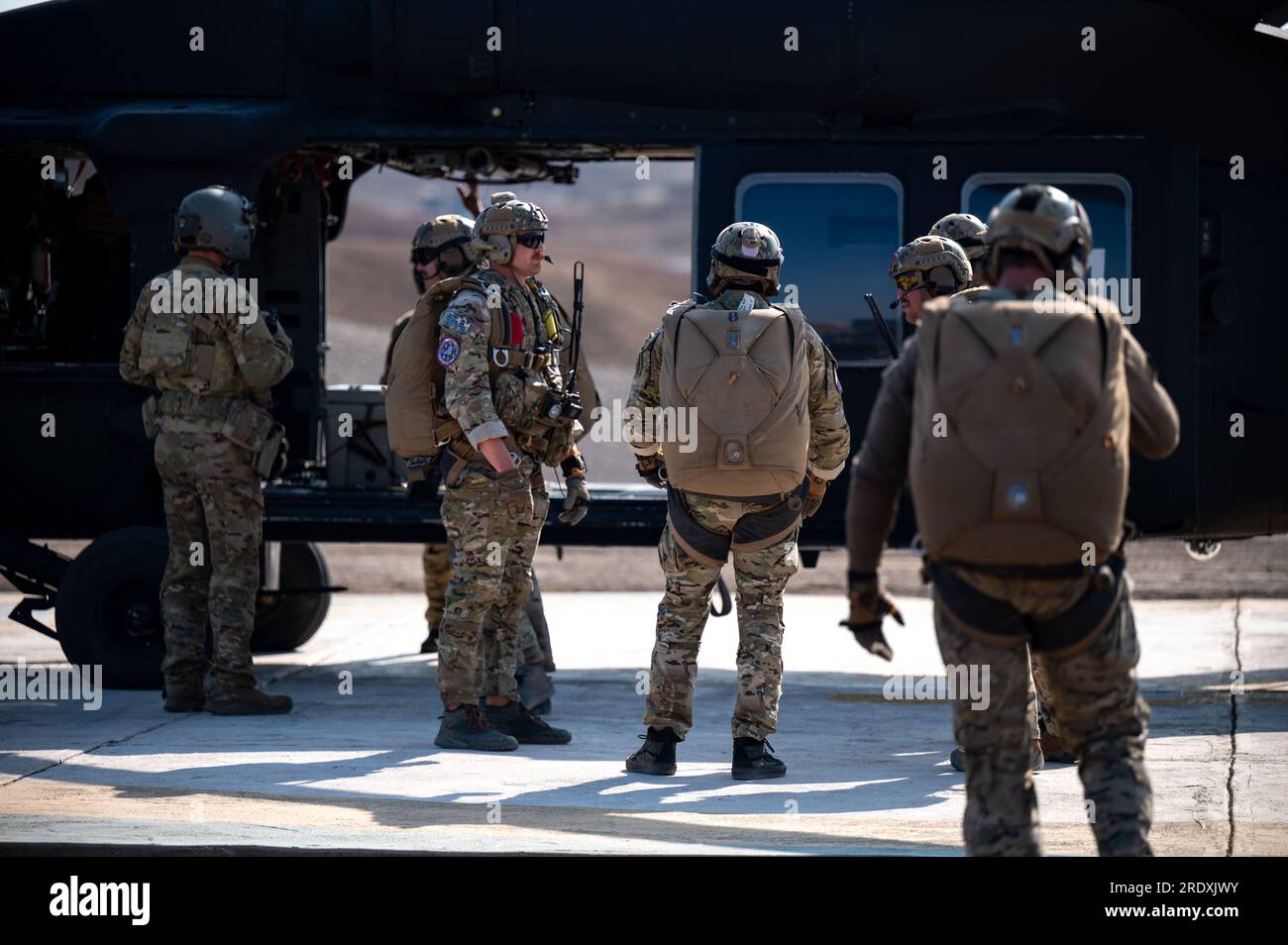 U.S. Soldiers assigned to the Army's 7th Special Forces Group