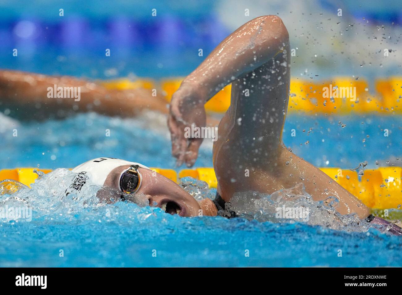 Li Bingjie of China competes in the women's 1500m freestyle at the ...
