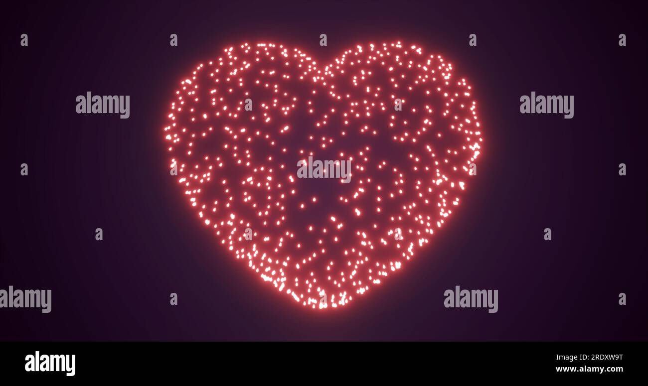 Valentines day heart exploding colourful hires stock photography and