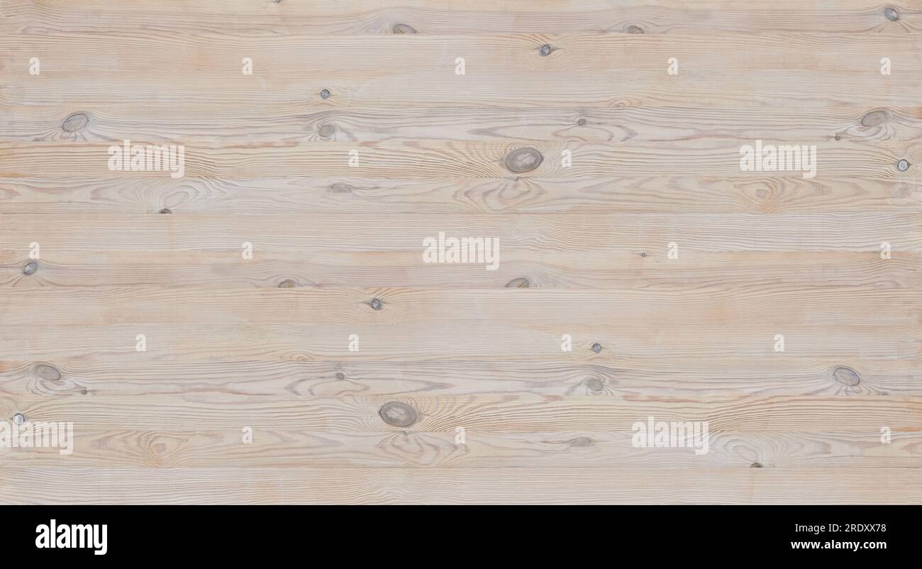 horizontal hardwood panelling background Stock Photo
