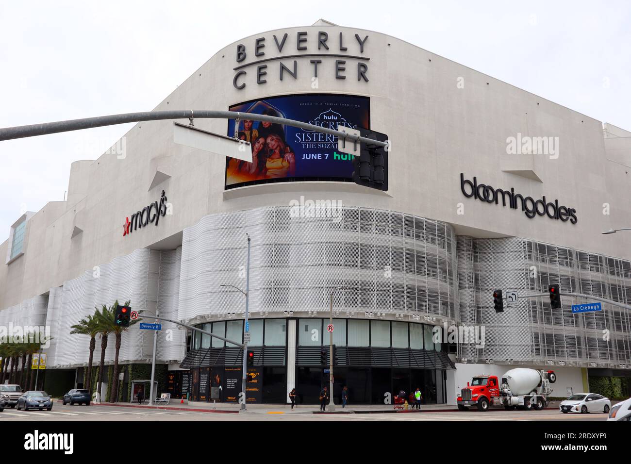 Beverly Hills Center Centre shopping mall a luxury fashion destination  between Beverly Hills and Hollywood in Los Angeles CA Stock Photo - Alamy