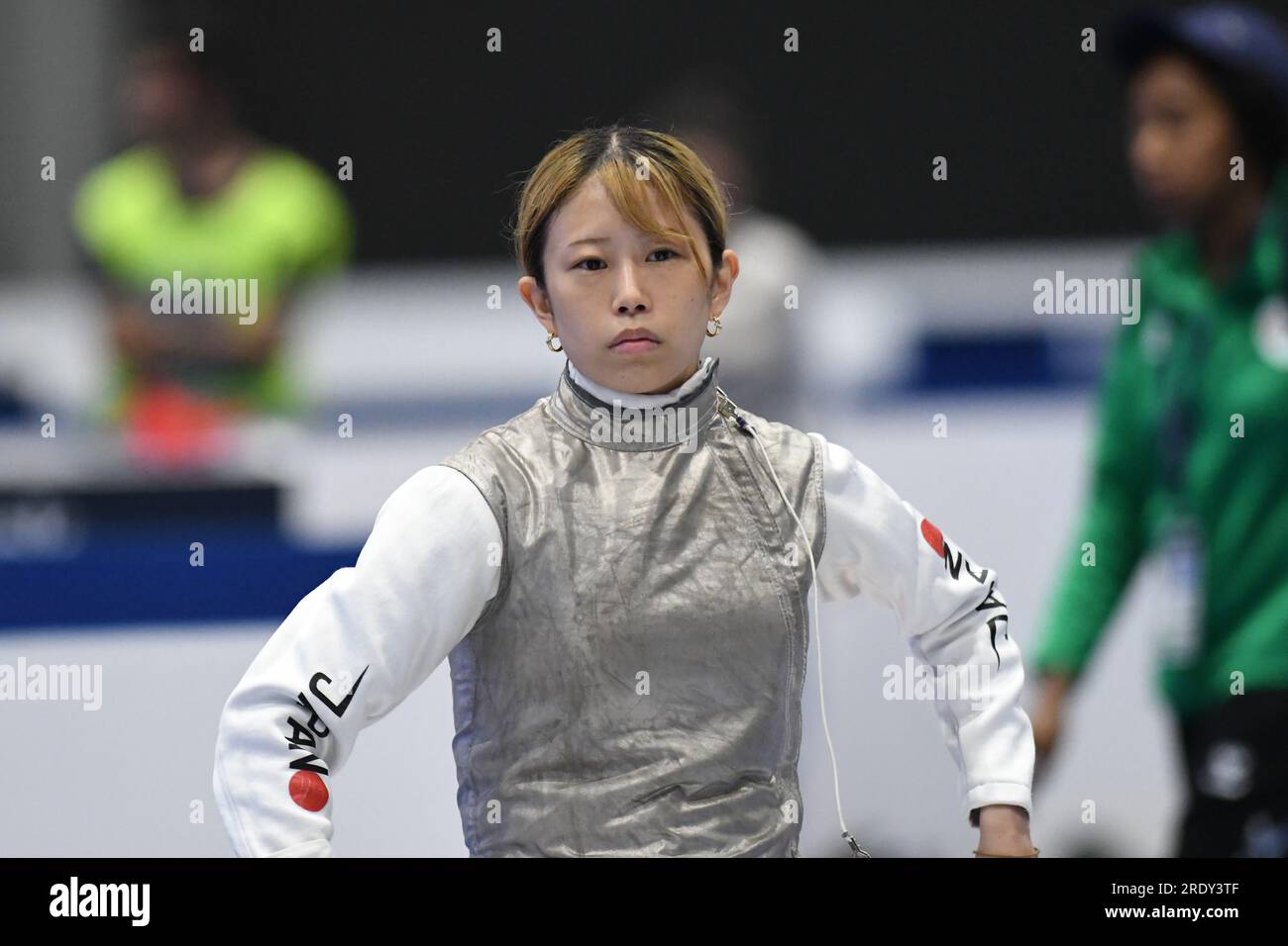 Sumire Tsuji of Japan during the 2023 FIE Fencing World Championship