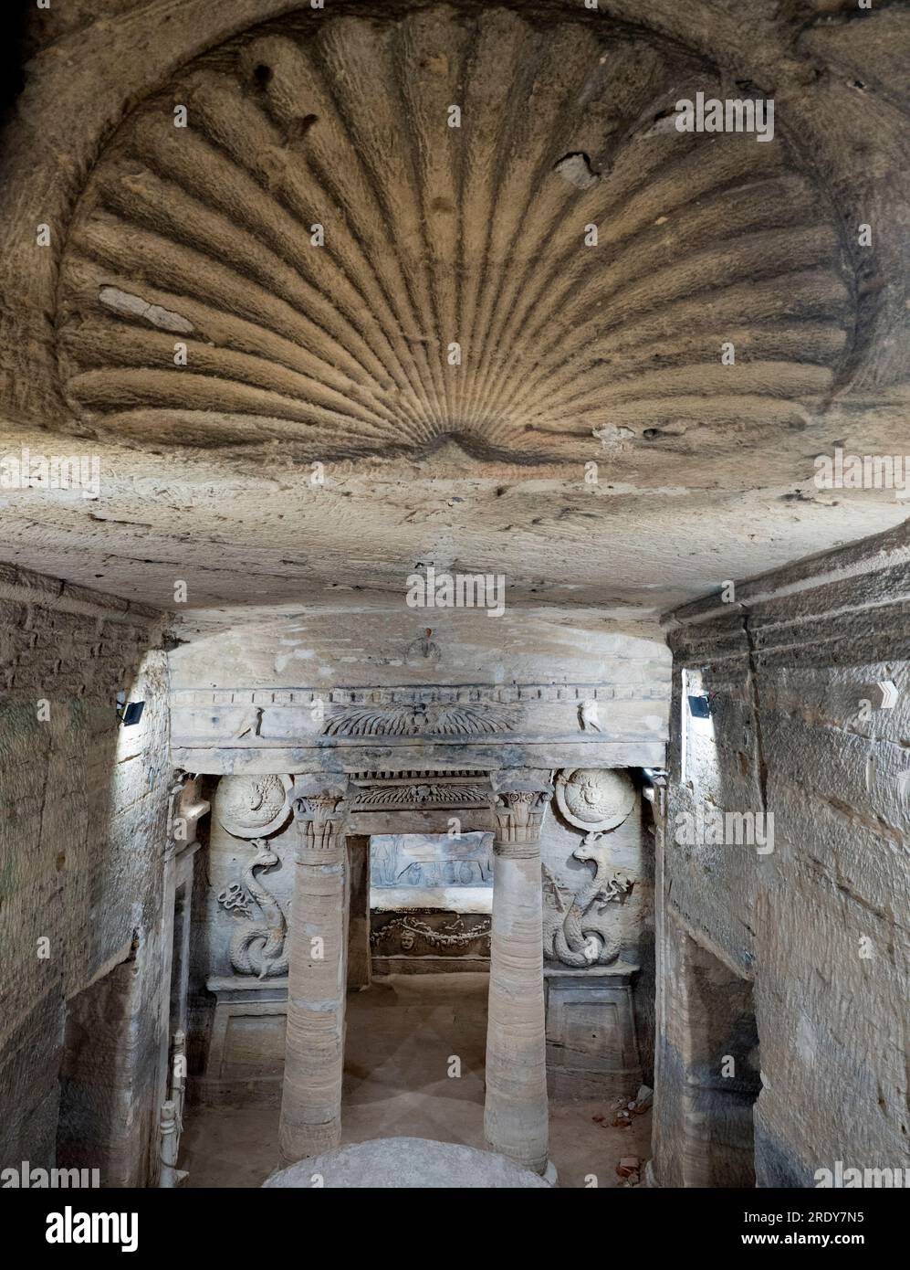 The of Kom El Shoqafa (Mound of Shards) is a famous archaeological site located in