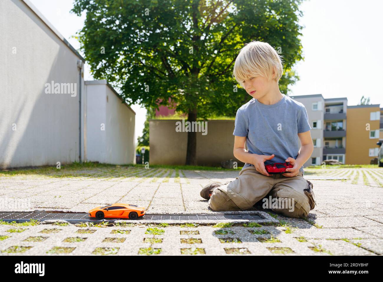 Remote control store boy