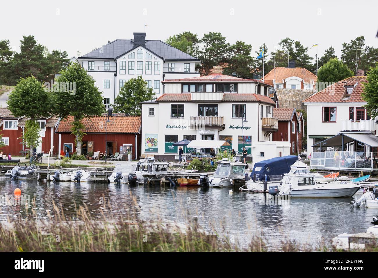 Sandhamn in the Stockholm archipelago, Sweden. Photo: Caisa Rasmussen / TT / code 12150 Stock Photo