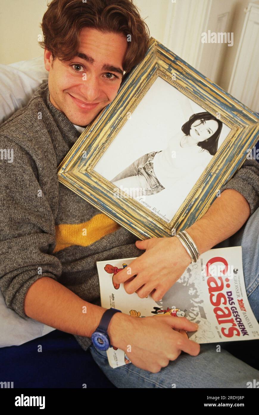 Alexander Pschill, österreichischer Schauspieler, mit Astrix Comic ...