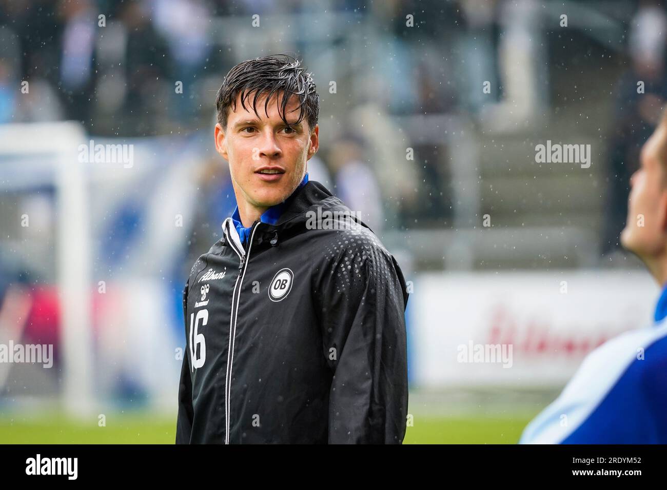 Odense, Denmark. 23rd July, 2023. Sauli Vaisanen (16) of Odense BK seen before the 3F Superliga match between Odense BK and Randers FC at Nature Energy Park in Odense. (Photo Credit: Gonzales Photo/Alamy Live News Stock Photo