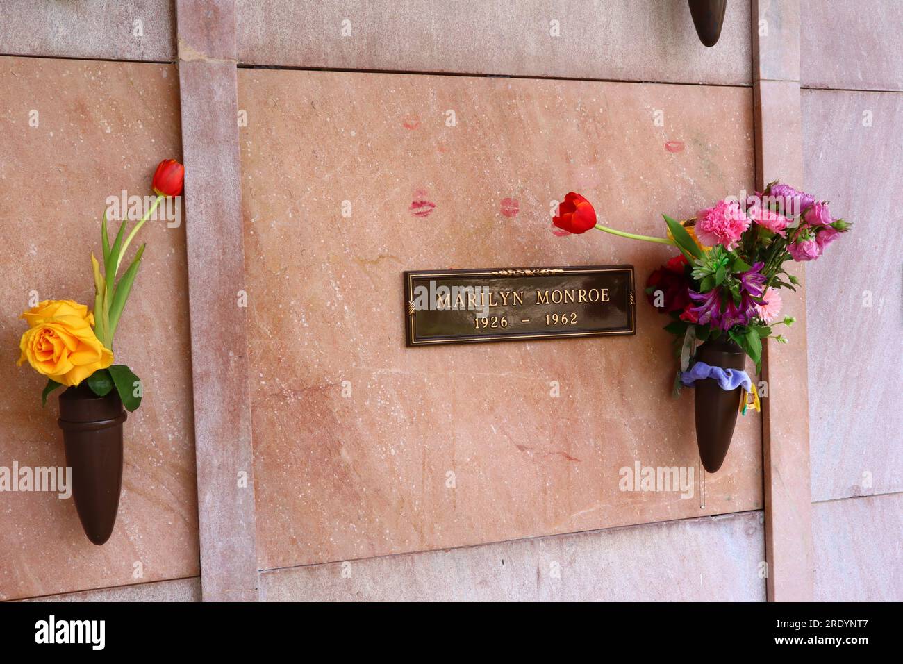 Los Angeles, California: MARILYN MONROE grave at Pierce Brothers Westwood Village Memorial Park