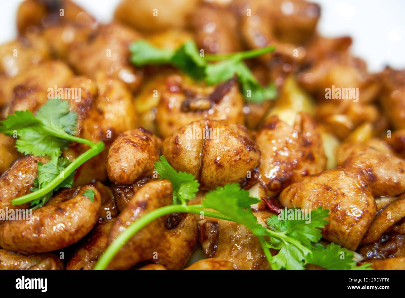 A Delicious Fried Pork Intestine Stock Photo Alamy